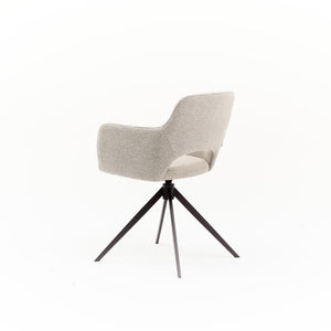 HelloChair HC31 Lillem eetkamerstoel Sneak Naturel spinpoot zwart