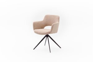 HelloChair HC31 Lillem eetkamerstoel San Remo Ecru spinpoot zwart