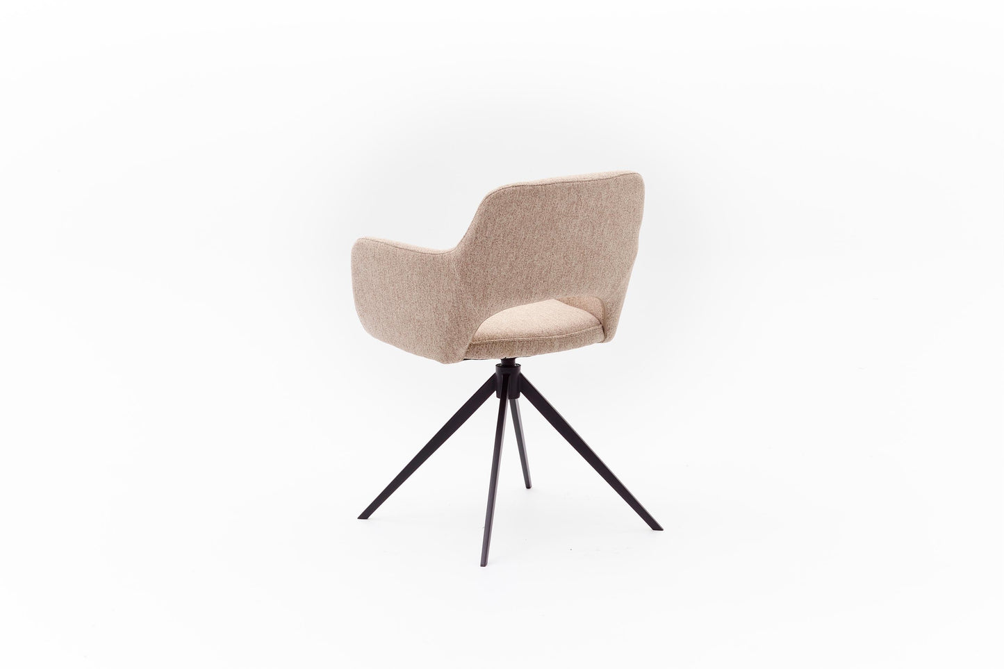 HelloChair HC31 Lillem eetkamerstoel San Remo Ecru spinpoot zwart