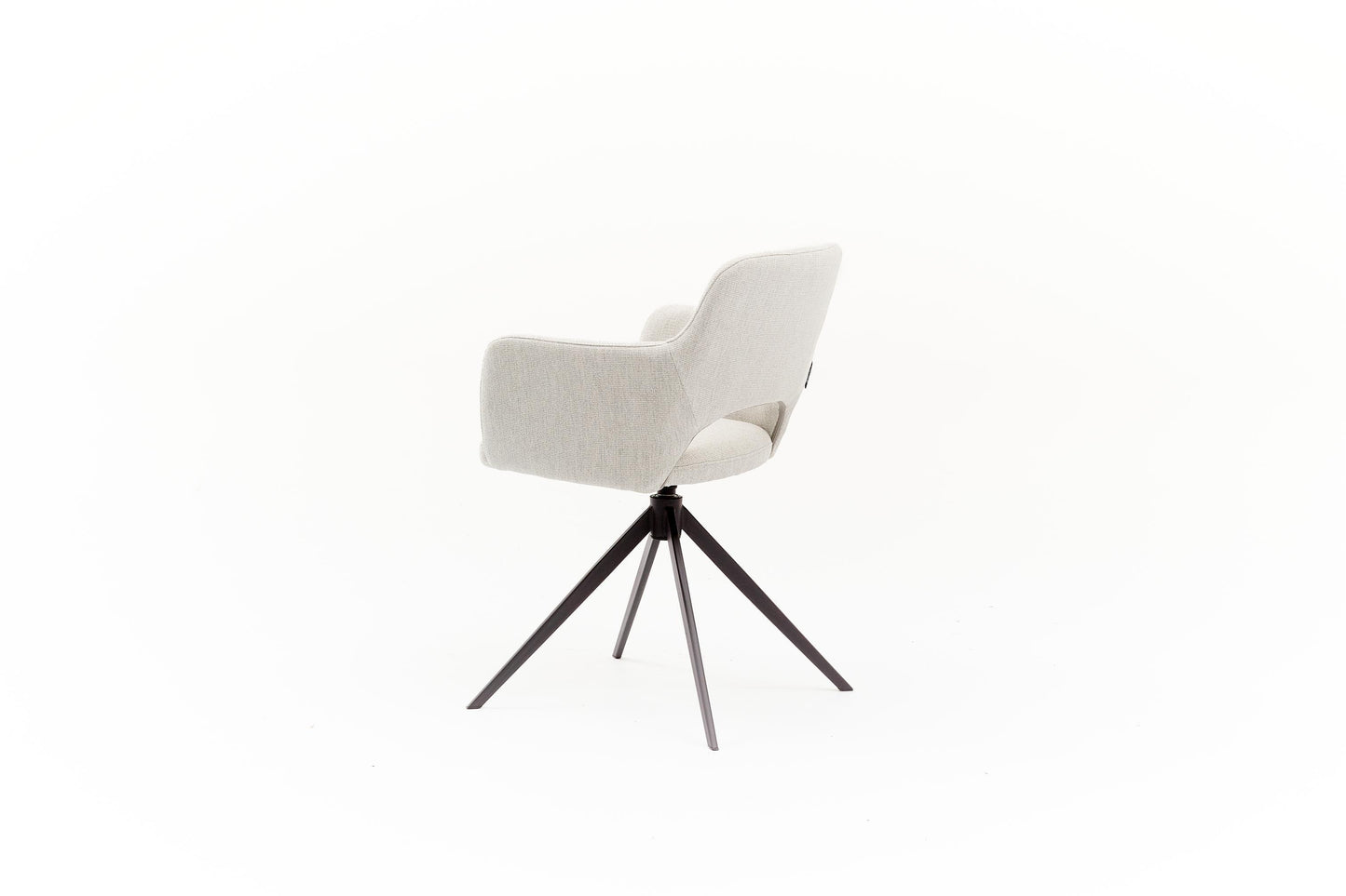 HelloChair HC31 Lillem eetkamerstoel San Remo Naturel spinpoot zwart