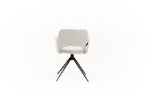 HelloChair HC31 Lillem eetkamerstoel San Remo Naturel spinpoot zwart