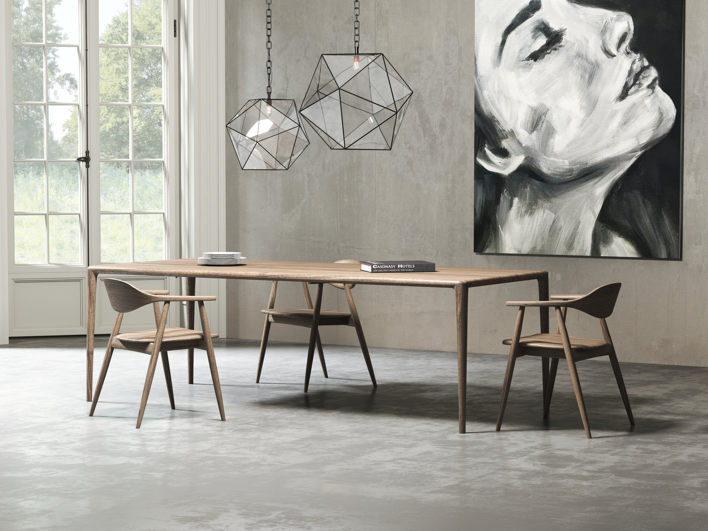 HelloChair HC309 Ori eetkamerstoel Haga 901 eiken natural varnish mat