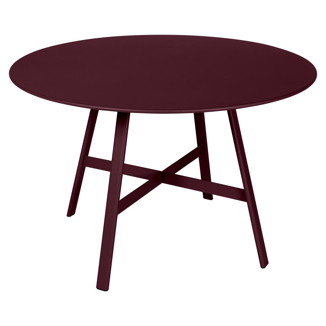 Fermob So'o tuintafel Ø 117 cm Black cherry