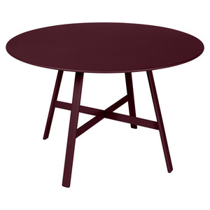 Fermob So'o tuintafel Ø 117 cm Black cherry