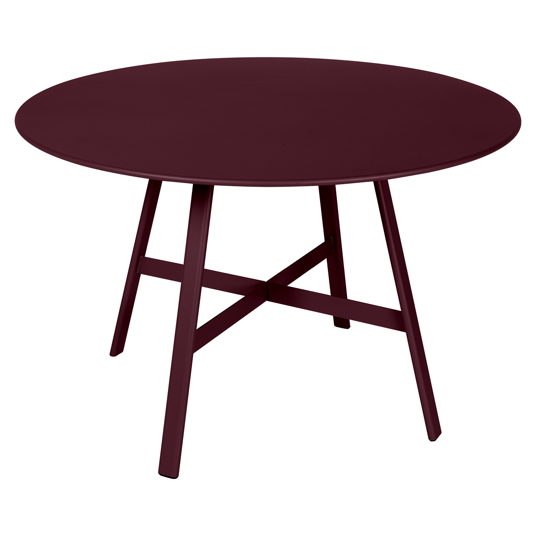 Fermob So'o tuintafel Ø 117 cm Black cherry