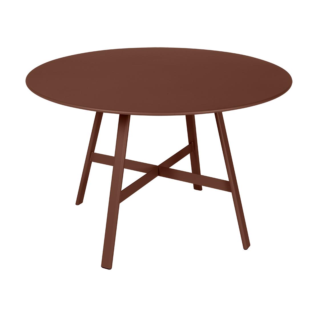 Fermob So'o tuintafel Ø 117 cm Red ochre