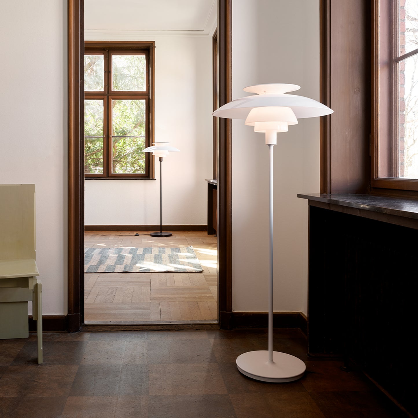 Louis Poulsen PH 80 vloerlamp Opal White