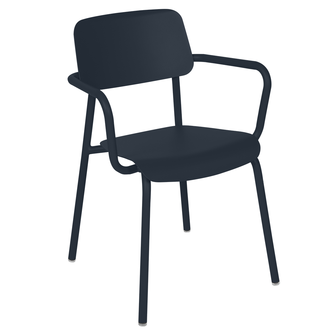 Fermob Studie tuinstoel met arm Deep blue