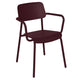 Fermob Studie tuinstoel met arm Black cherry