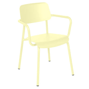 Fermob Studie tuinstoel met arm Frosted lemon