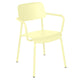 Fermob Studie tuinstoel met arm Frosted lemon
