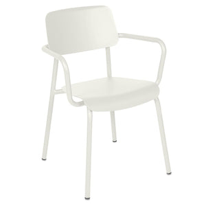 Fermob Studie tuinstoel met arm Clay grey