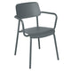 Fermob Studie tuinstoel met arm Storm grey