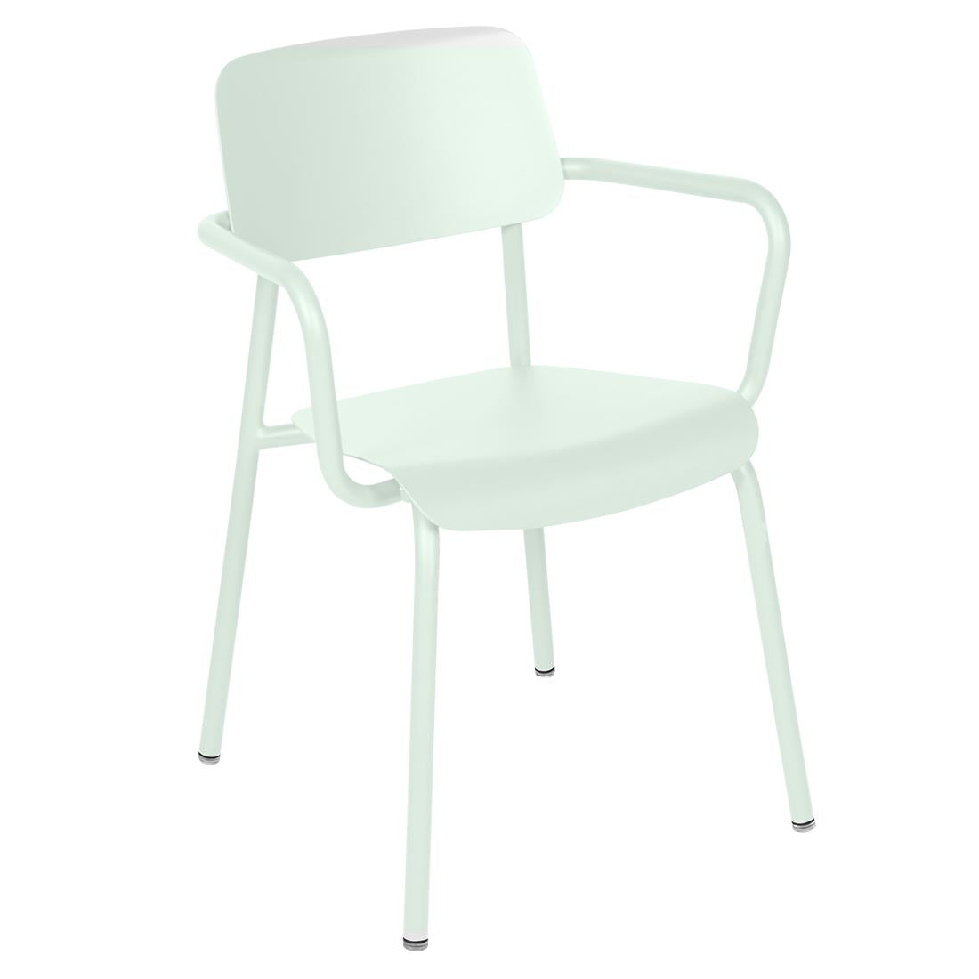 Fermob Studie tuinstoel met arm Ice mint