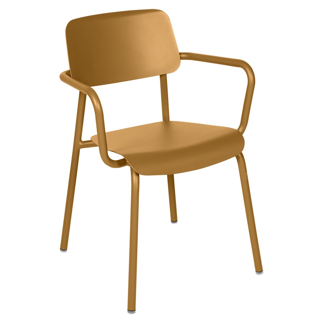 Fermob Studie tuinstoel met arm Gingerbread