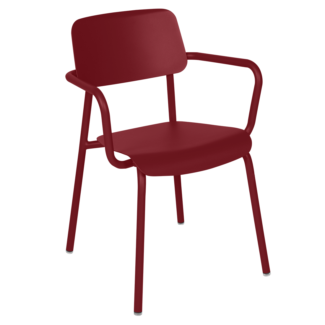 Fermob Studie tuinstoel met arm Chili