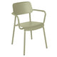 Fermob Studie tuinstoel met arm Willow green