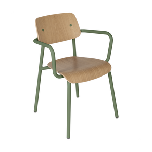 Fermob Studie tuinstoel met arm eiken Cactus