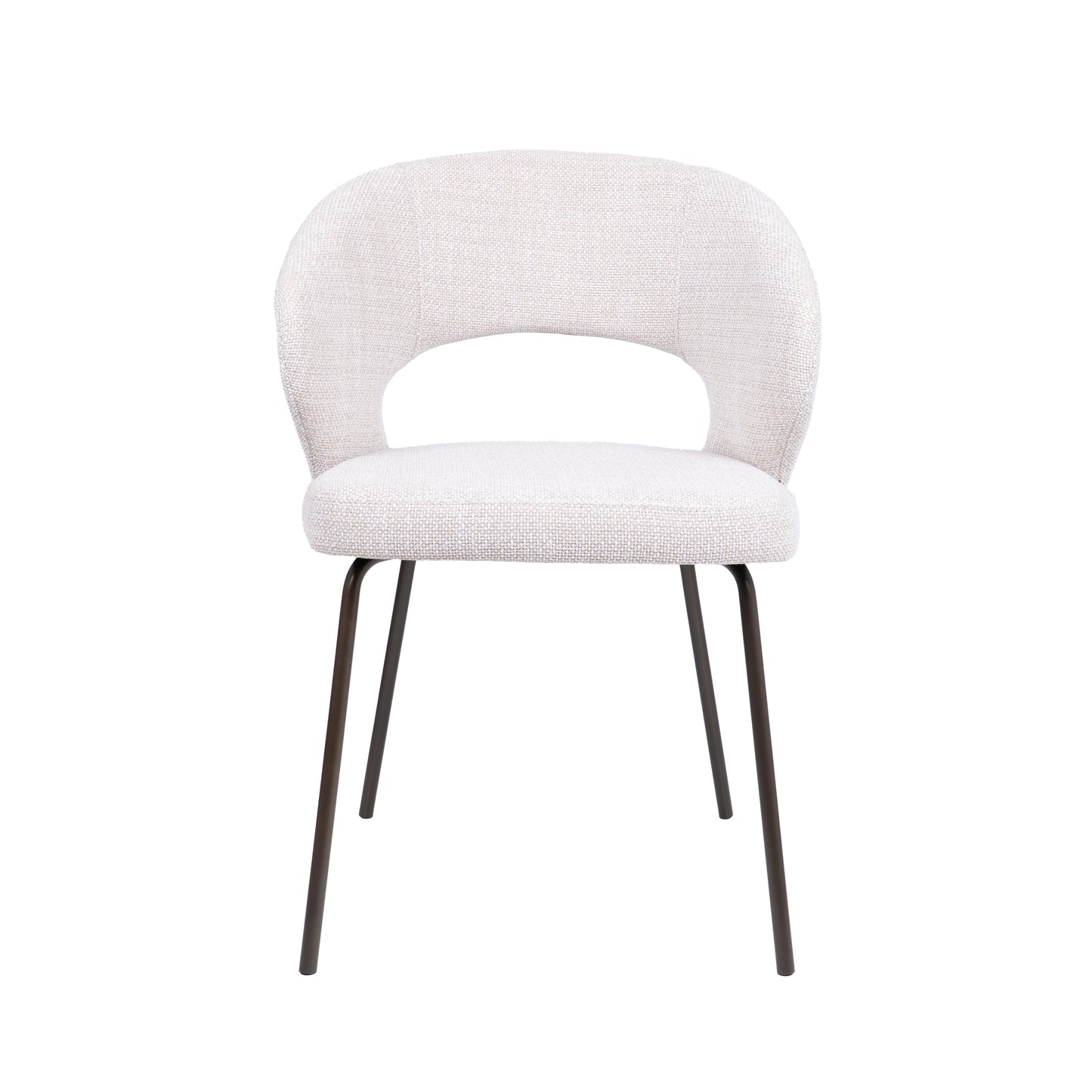 HelloChair HC25 Seli eetkamerstoel Chacha Natural vierpoot zwart
