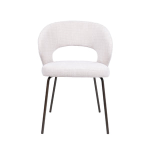 HelloChair HC25 Seli eetkamerstoel Chacha Natural vierpoot zwart