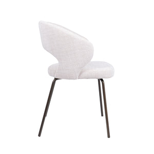 HelloChair HC25 Seli eetkamerstoel Chacha Natural vierpoot zwart
