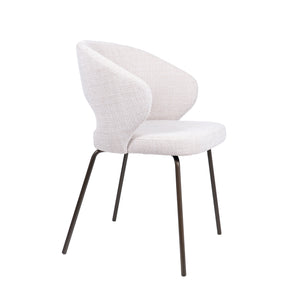 HelloChair HC25 Seli eetkamerstoel Chacha Natural vierpoot zwart