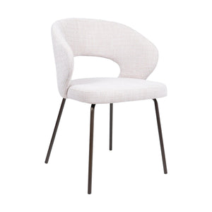 HelloChair HC25 Seli eetkamerstoel Chacha Natural vierpoot zwart