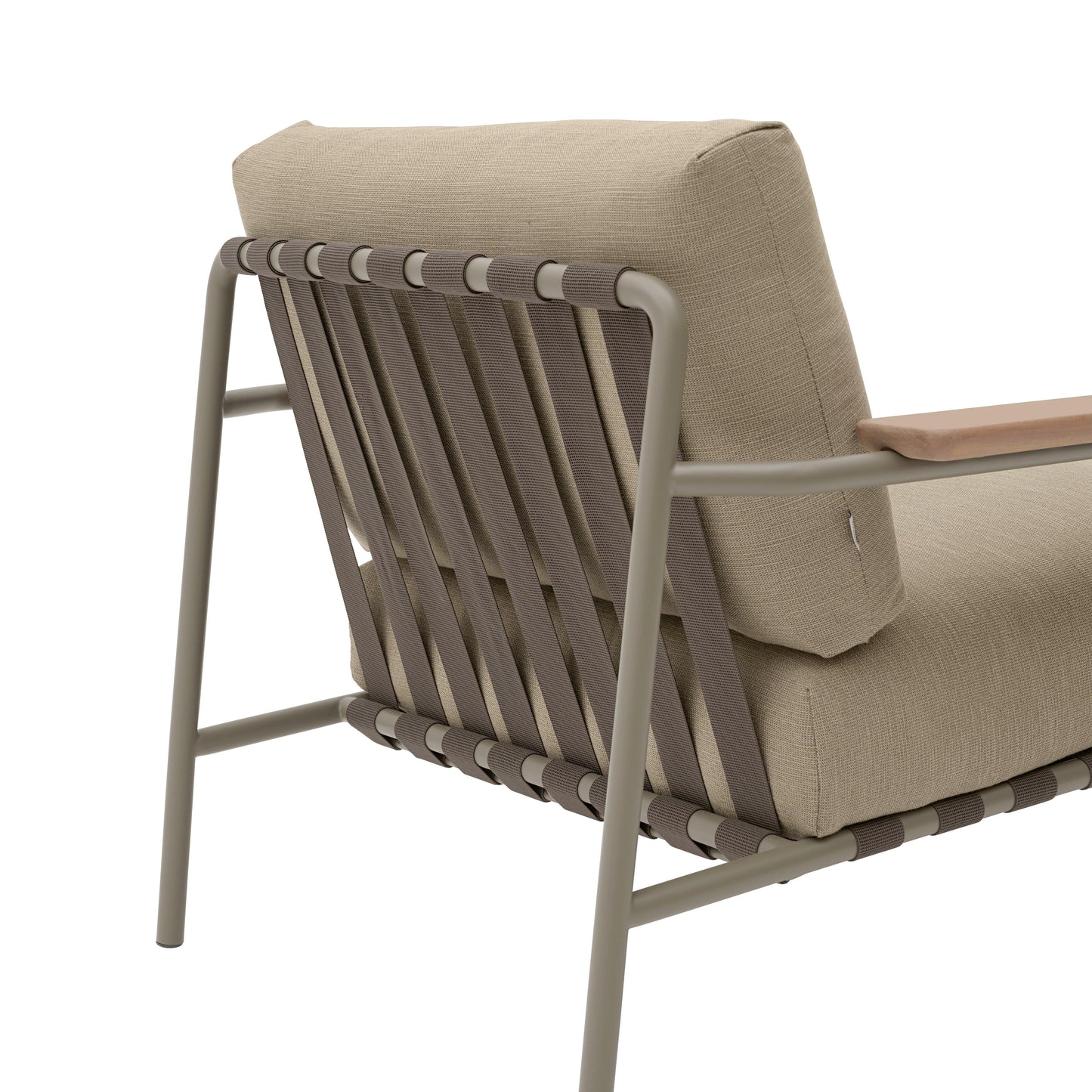 Muuto Settle loungestoel Ribbed Weave 5/Taupe