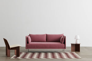 HAY Shift Kelim vloerkleed 170x240 cm Burgundy
