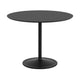 Muuto Soft eettafel rond Ø95 cm Black Nanolaminate/Black