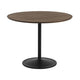 Muuto Soft eettafel rond Ø95 cm Dark Oiled Oak/Black