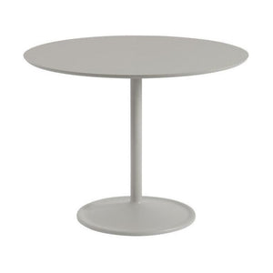 Muuto Soft eettafel rond Ø95 cm Grey Linoleum/Grey