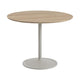 Muuto Soft eettafel rond Ø95 cm Solid oiled Oak/Grey