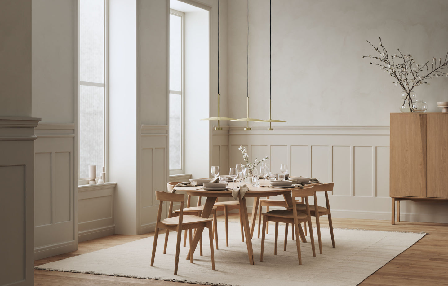 Bolia Reflection hanglamp Ø60 cm Grey