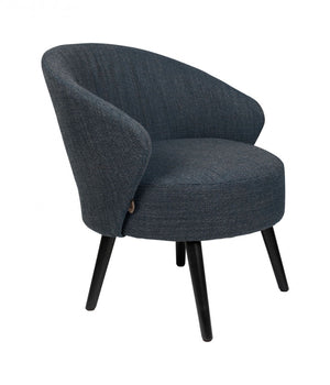 Dutchbone Waldo fauteuil  blue