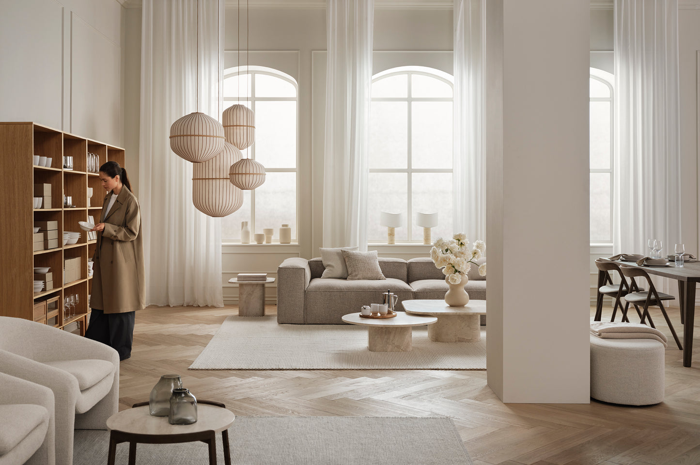 Bolia Lucén hanglamp Ellipse Ø60 cm