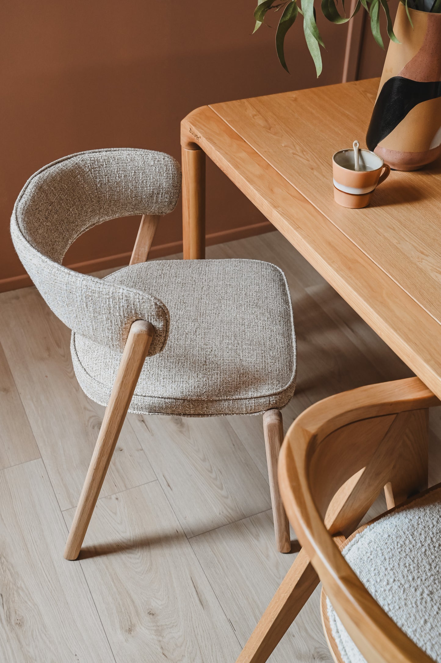 Zuiver Bright eetkamerstoel Beige