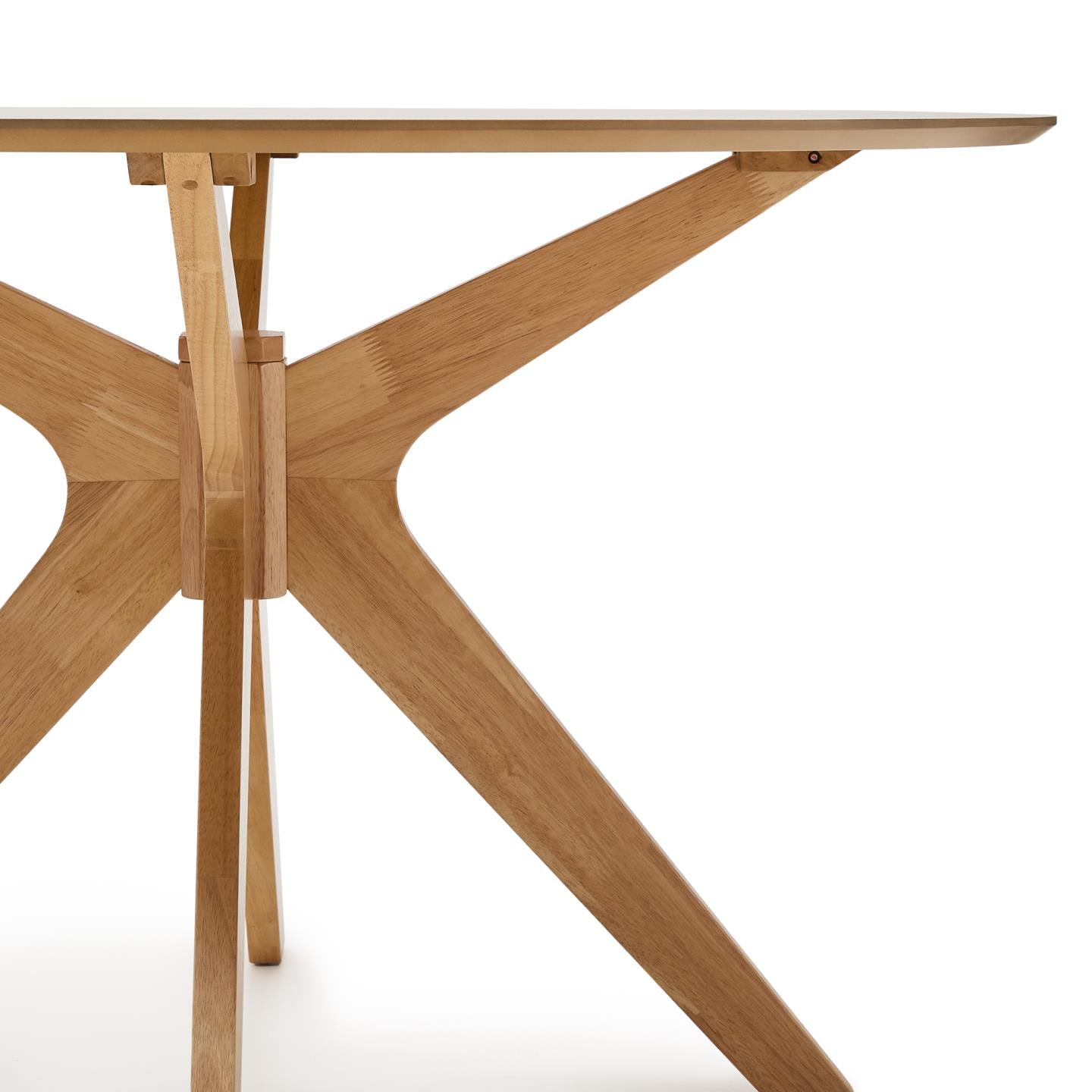 Kave Home Naanim eettafel rond Ø120 cm Naturel