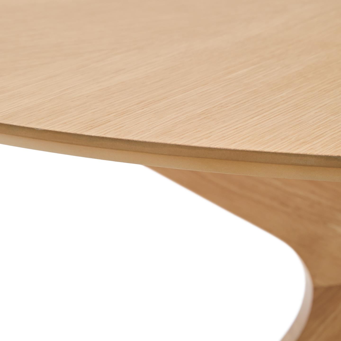 Kave Home Naanim eettafel rond Ø120 cm Naturel