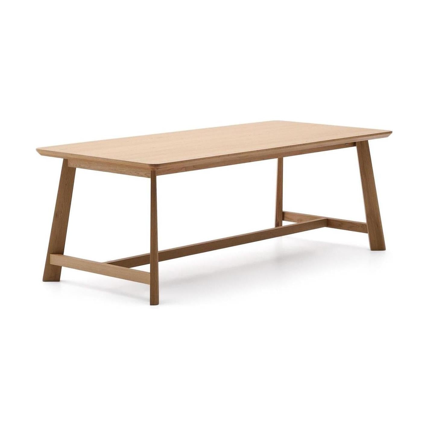 Kave Home Idun eettafel 200x100 cm eikenhout