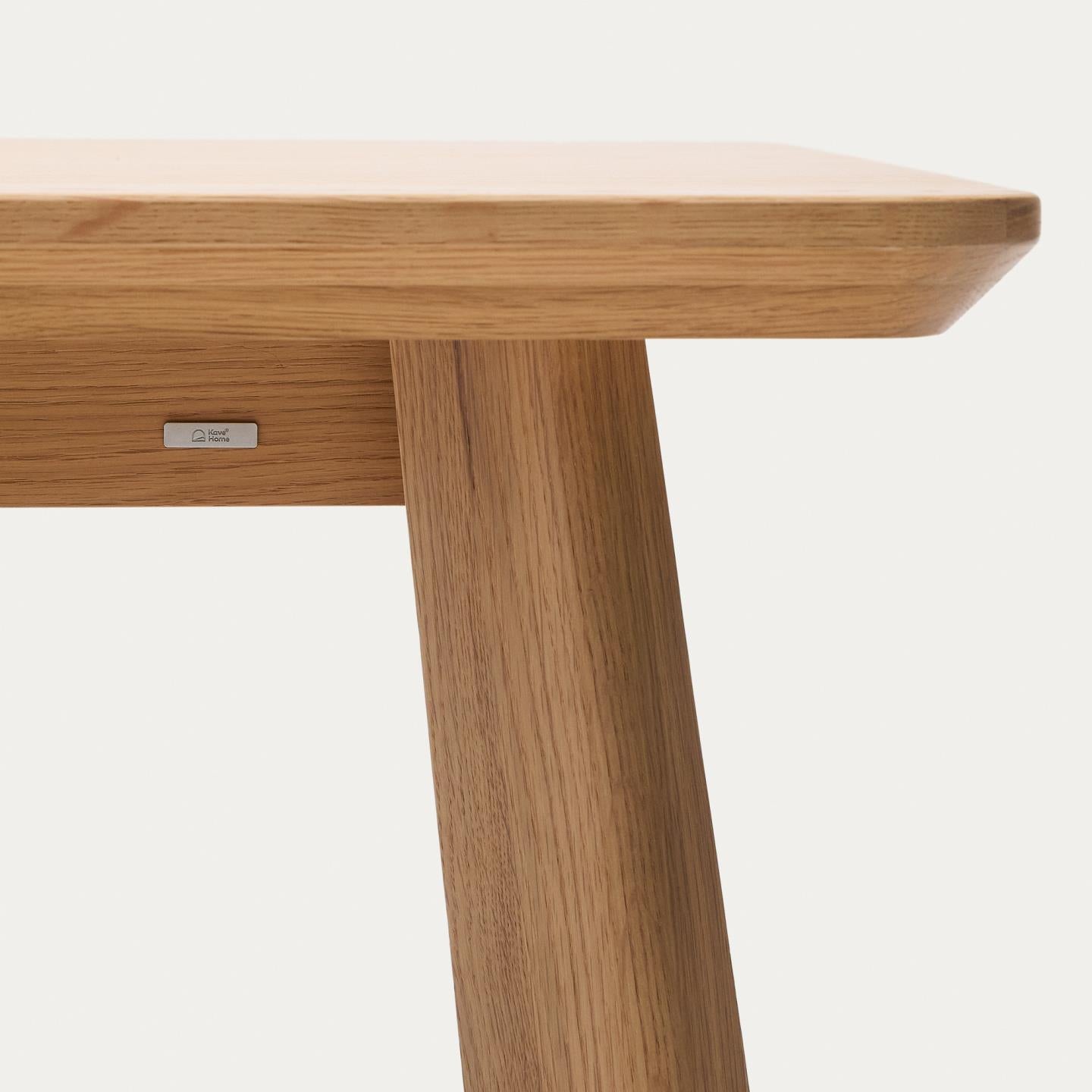 Kave Home Idun eettafel 200x100 cm eikenhout
