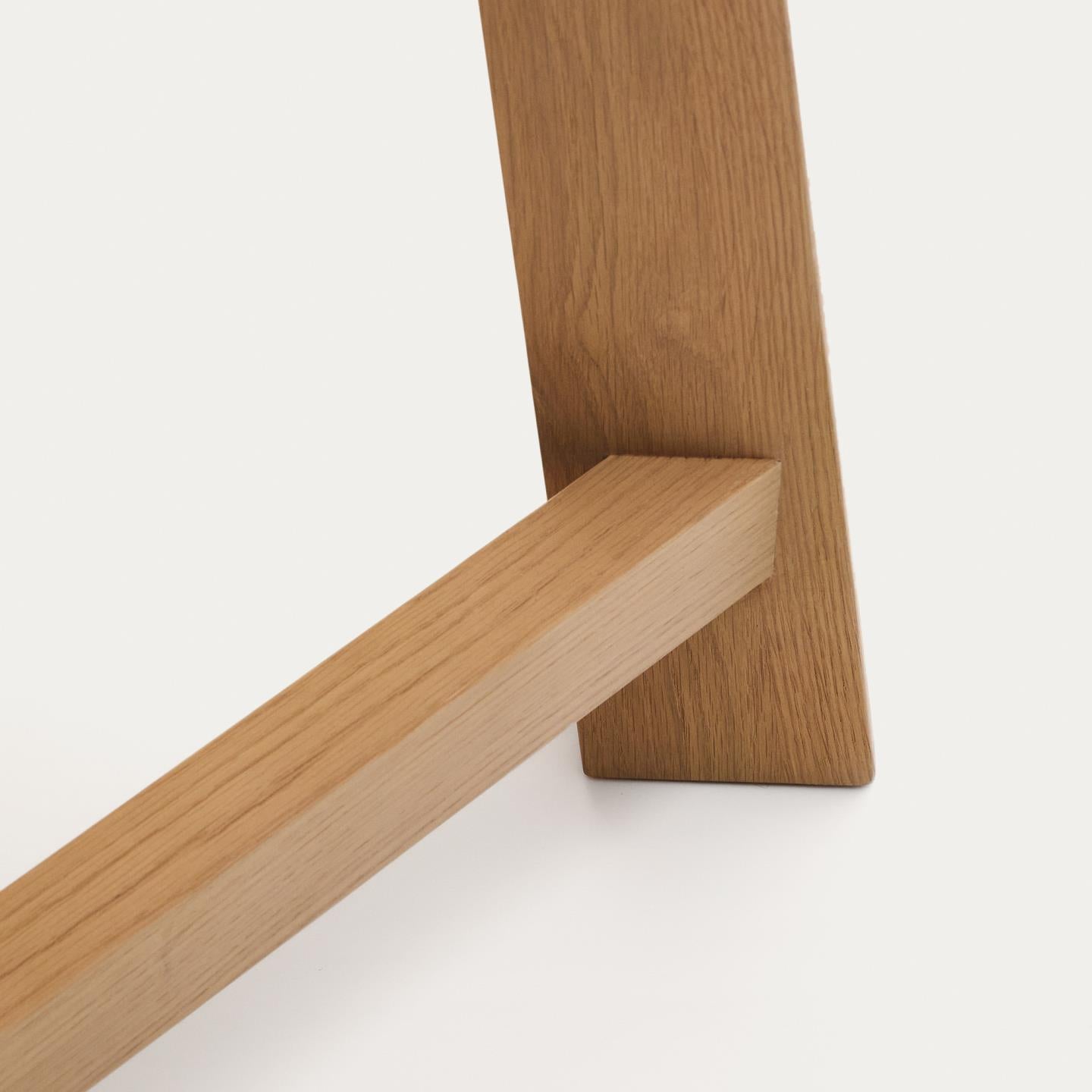 Kave Home Idun eettafel 200x100 cm eikenhout