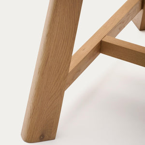 Kave Home Idun eettafel 200x100 cm eikenhout