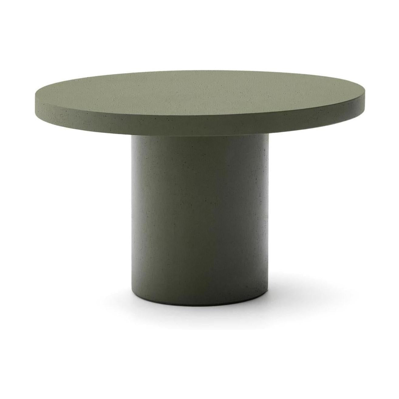 Kave Home Aiguablava tuintafel Ø120 cm cement Groen