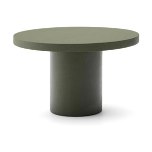 Kave Home Aiguablava tuintafel Ø120 cm cement Groen