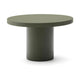 Kave Home Aiguablava tuintafel Ø120 cm cement Groen