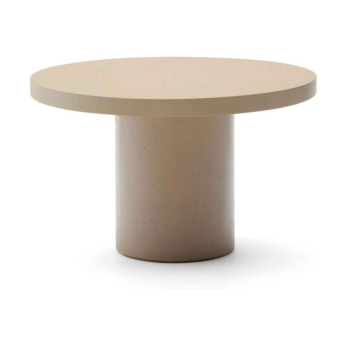 Kave Home Aiguablava tuintafel Ø120 cm cement Beige