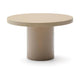 Kave Home Aiguablava tuintafel Ø120 cm cement Beige