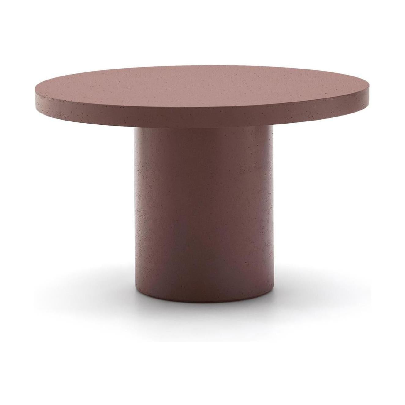 Kave Home Aiguablava tuintafel Ø120 cm cement Terracotta