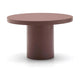 Kave Home Aiguablava tuintafel Ø120 cm cement Terracotta